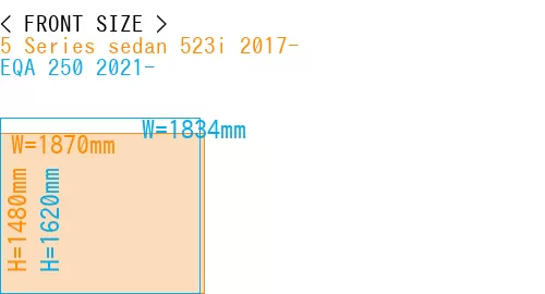 #5 Series sedan 523i 2017- + EQA 250 2021-